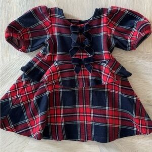 Janie and Jack Tartan Holiday Dress